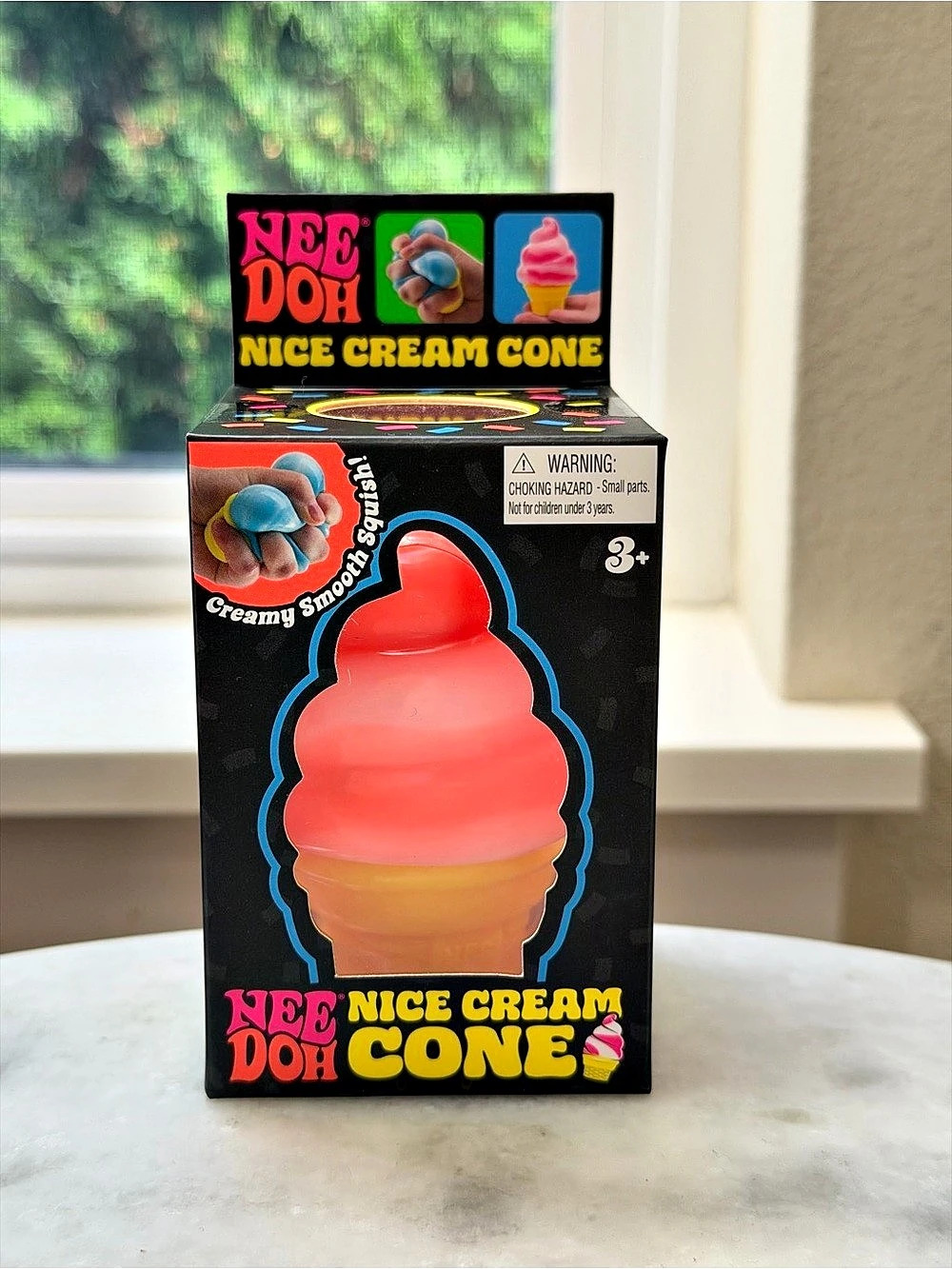 NeeDoh Nice Cream Cone in Orange